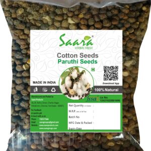 Cotton Seeds, 100g, Paruthi Seeds, Kapus Beej, Patti Seeds, Narma Seeds, 100g