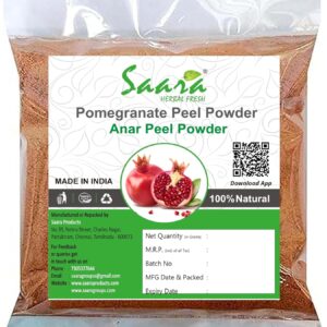 Pomegranate Peel Powder,50g, Madhulai, Anardana Powder For Face, Skin & Hair, 50g