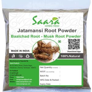 Jatamansi Powder,100g, Baalchad, Nardostachys Jatamansi, Balchar, Sambul Lateeb Organic Powder For Hair And Skin,