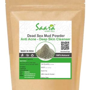 Dead Sea Mud Clay Mask Powder, 100g, For Skin Deep Cleanse, Detoxify, Removes Blackheads & Acne, 100g