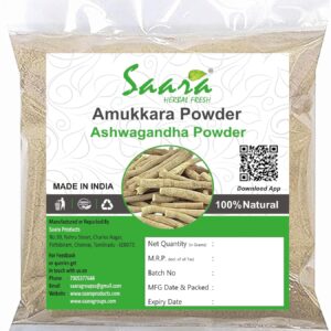 Amukkara Powder, 100g, Amukkara Kizhangu Powder, Indian Ginseng, Ashwagandha Root Powder, 100g