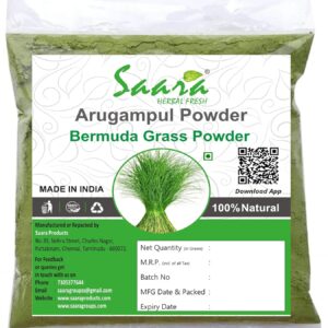 Arugampul Powder, 100g, Bermuda Grass, Bahama Grass, Indian Doab, Doob Grass powder,100g