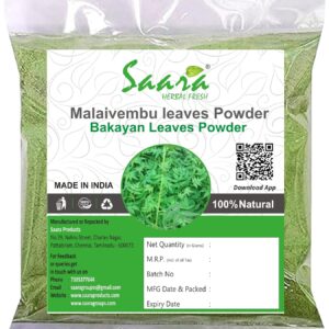 Malaivembu Leaves Powder, 100g, Bakayan, Chinaberry, Melia Azedarach Powder, 100g