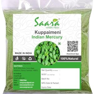 Kuppaimeni Powder, 100g, Indian Mercury, Acalypha indica Powder, Harita Manjari, Indian Nettle Leaves Powder,100g