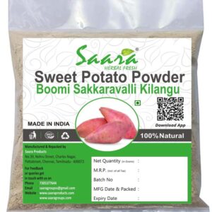 Sweet Potato Powder, 100g, Boomi Sakkarai Kizhangu Powder, Shakarkand, Mathura Kizhangu, Ratalu Shakarkand Powder, 100g