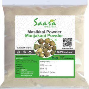 Masikkai Powder, 100g, Manjuphal Powder, Manjakani Powder, Quercus Infectoria Powder, 100g