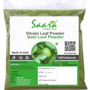 Vilvam Leaf Powder, 100g, Bael Leaf, Maredu Leaves, Aegle marmelos, Shreephala Leaf Powder, 100g