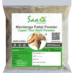 Mavilanga Pattai Powder, 100g, Mavilanga Pattai,Maavilanga Pattai,Varun Chhal,Barna, Crataeva Nurvala Bark,Caper Tree Bark Powder, 100g