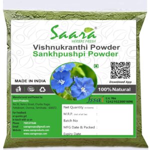 Vishnukranthi Powder, 100g, Shankhapushpi, Vishnukrantha, Morning Glory, Sankaholi Powder, 100g