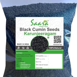 Black Cumin Seeds, 100g, Karunjeeragam Seeds, Kala Jeera, Kalonji Seeds, Nigella Seeds, Black Seeds,100g