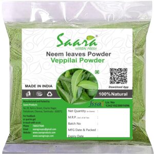 Neem Leaves Powder, 100 g, Nim ka poder, Neem ke Patte Face Pack for Pimples Skin and Hair Care Powder, 100g