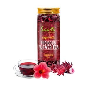 Hibiscus Flower Herbal Tea || NATURAL COLORANT || Used for Iced Tea Cocktails, Mocktail & Syrups - Vegan - GMO Free, 100 gm
