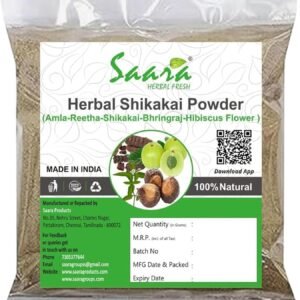 Herbal Shikakai Powder 100g, (Amla, Reetha, Shikakai, Bhringraj, Hibiscus Flower mixing) Hair Pack & Hair Cleanser