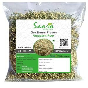 Dried Neem Flower, 100g, Veppam Poo, Indian Lilac Flower, Ariyaveppu, Vepa Puspam, Neem phool