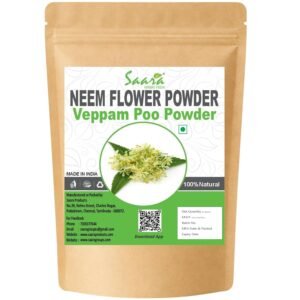 Neem Flower Powder, 100g, Veppam Poo Powder, Indian Lilac Flower, Ariyaveppu, Vepa Puspam