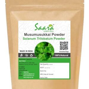 Musumusukkai Powder, 100g, Chitrati, Bilavi, Solanum Trilobatum, Musumusukaya, Mukia Maderaspatana