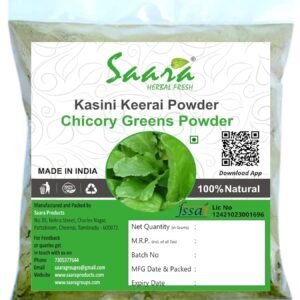 Kasini Keerai Powder, 100g, Kasni, Chikory, Cichorium Intybus, Chicory Greens Powder