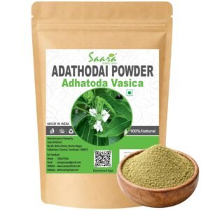 Adathoda Powder, 100g, Vasaka,Adusa, Adalodakam Leaves Powder, Justicia Adhatoda, Malabar Nut, Adhatoda Vasica Powder