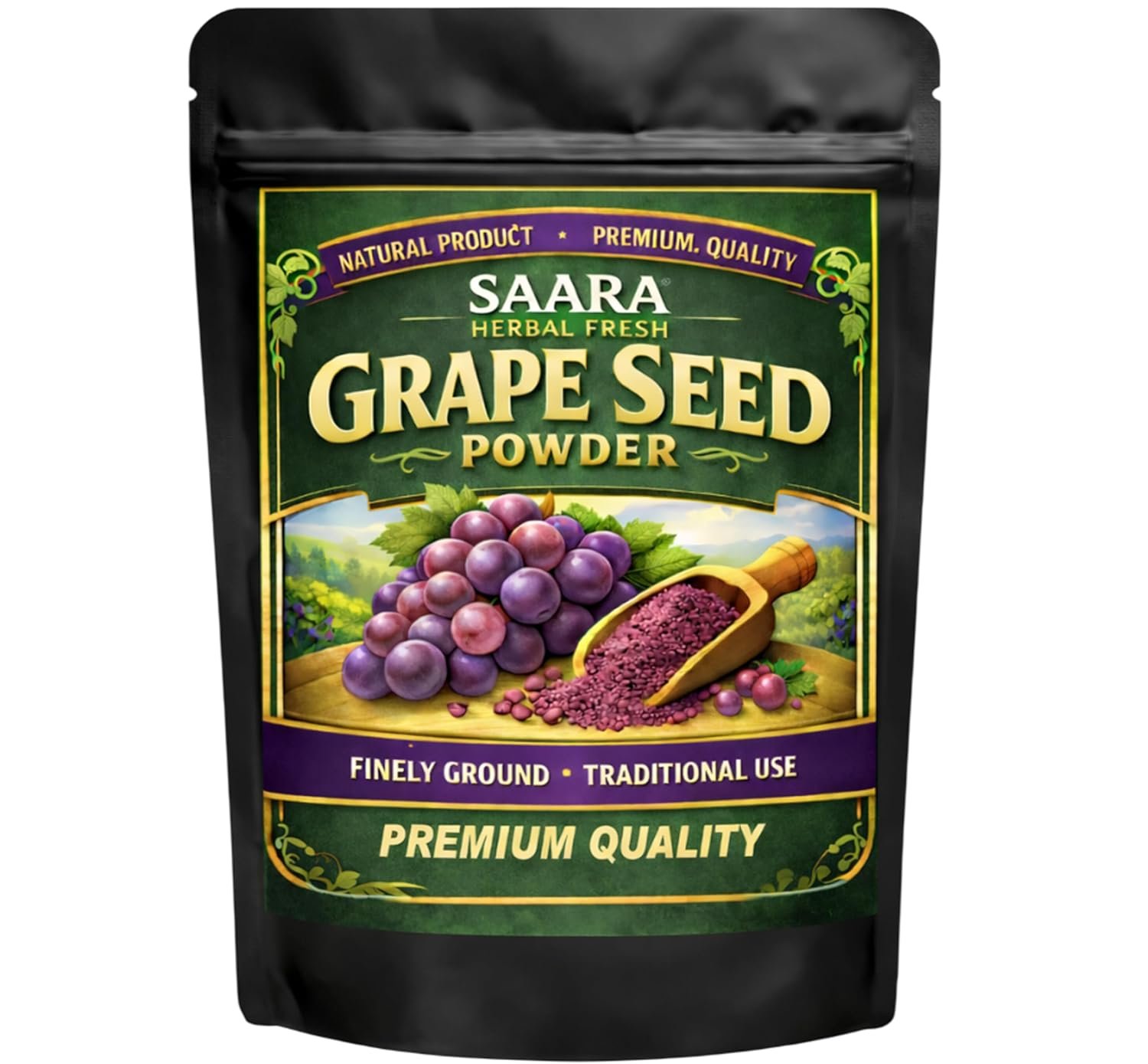 Grape Seed Powder, 100g, Angur Beej, Angoor Seed Powder, 100g