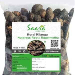 Korai Kilangu,100g, Cyperus Rotundus, Nagarmotha, Nut Grass Root