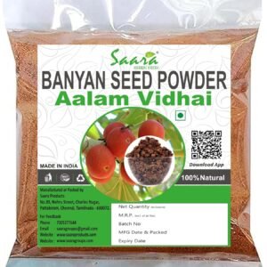Aalam Vidhai Powder, 100g, Banyan Seed Powder Ficus Bengalensis Powder,100g