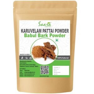 Karuvelam Pattai Powder,100g, Babool Bark, Gum Arabic Tree, Jaali mara