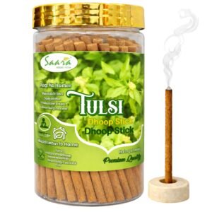 Tulsi Dhoop Sticks, 100g | Tulasi Dhoop | Holy Basil Incense Sticks | Tulsi Pooja Agarbatti | Sacred Basil Aroma