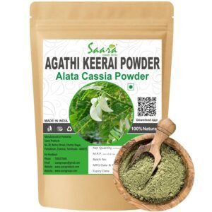 Nattu Agathi Keerai Powder, 100g, Alata Cassia, Alata Leaves, Agastya, Agasti, Bak Phul Leaves Powder