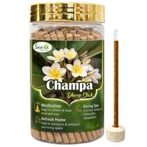 Champa Dhoop Sticks Natural | Holder Inside | No Charcoal & Bamboo | Champa 100g