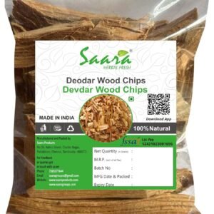 Deodar Wood Chips, 100g, Devdar Wood, Devadaru Wood, Cedrus Deodara Cedar Tree Wood Chips
