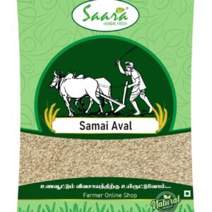 Samai Aval, 500g, Little Millet, Kutki Aval, Samai poah, Samulu Flakes, Rich Fiber Healthy Breakfast Millet Flakes, 500g