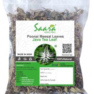 Poonai Meesai Leaves, 100g, Java Tea Leaf, Seraga Thulasi, Orthosiphon Stamineus, Helps Fight Bacteria (Pack of 1 X 100g)