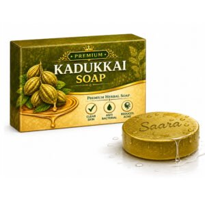 Kadukkai Soap, Haritaki Bathing Soap, Acne Removal, Bathing Soaps for Glowing Skin, 100g Each